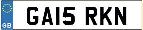 Truck License Plate